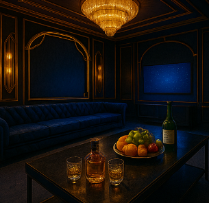 여의도노래빠 네온 포인트 조명